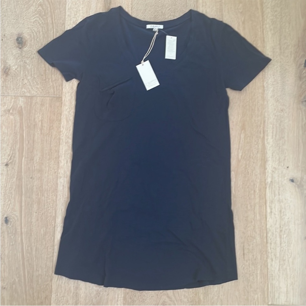 Z Supply Blue Fitted Short Sleeve T-Shirt